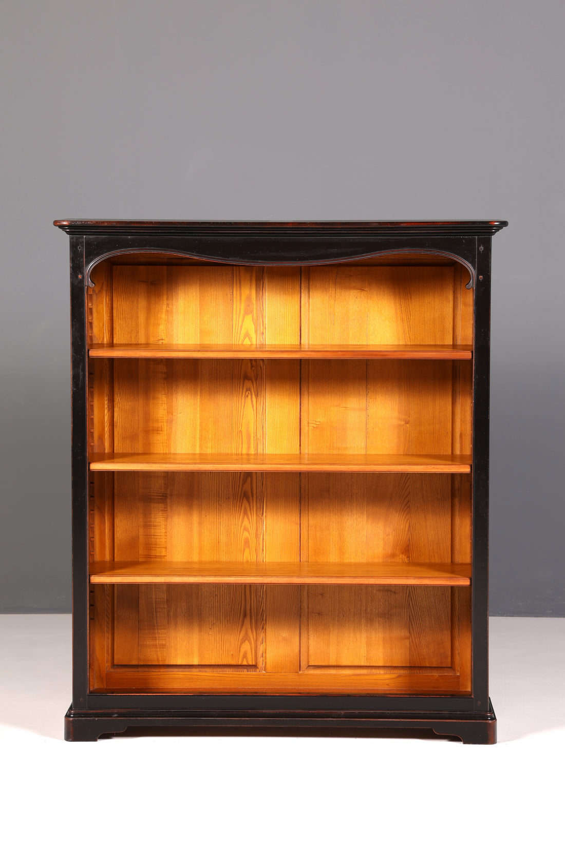 G083 Finish cm Wunderschönes Jugendstil Bücherregal Eiche Regal Antik Englisch Buchablage