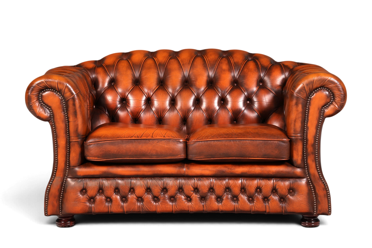 Original Chesterfield Sofa 2-Sitzer