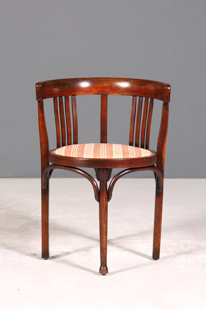 Wunderschöner Jugendstil Stuhl Bugholz Armlehnstuhl Thonet Stil Sekretär Stuhl Küchenstuhl