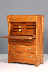 Edler Louis Philippe Sekretär um 1880 Gründerzeit Antik Schrank Chiffoniere Highboard