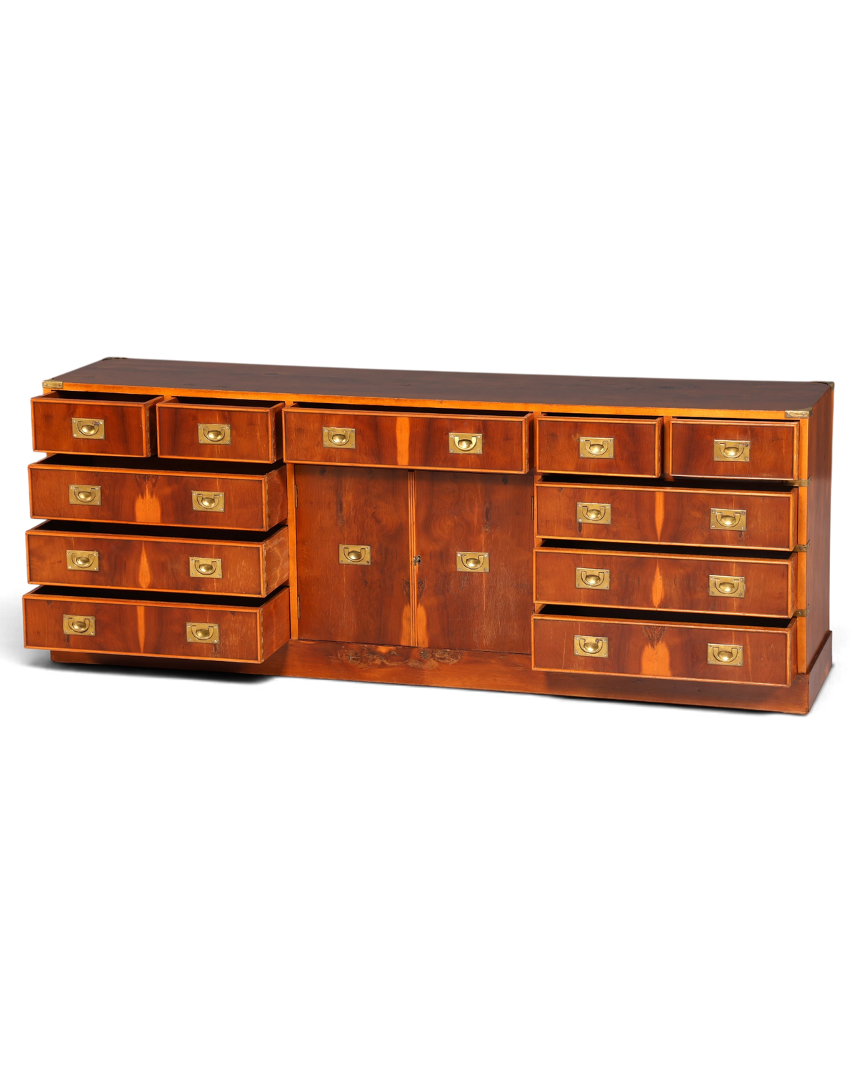 XXL Maritim Sideboard Englische Schiffs Kommode Military Chest