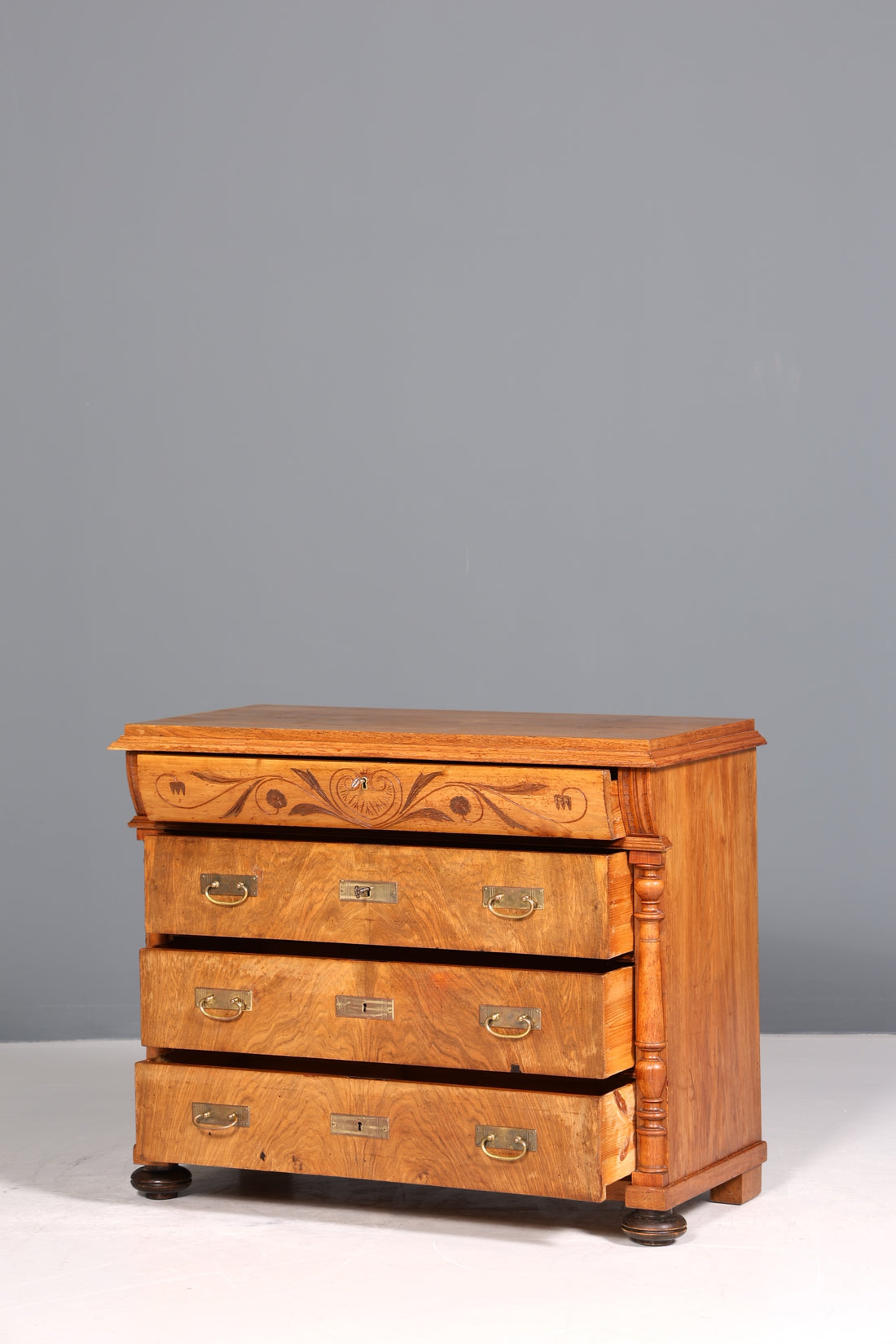 Wunderschöne Gründerzeit Kommode Jugendstil Antik Sideboard Schubladenkommode