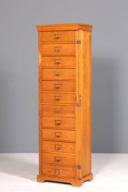 Wunderschöne Mid Century Kommode Bauhaus Vertiko Apothekerschrank Art Deco Büro Aktenschrank