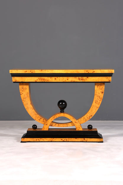 Wunderschöne Art Deco Stil Wandkonsole Flur Ablagetisch Birke Biedermeier Konsole Tisch