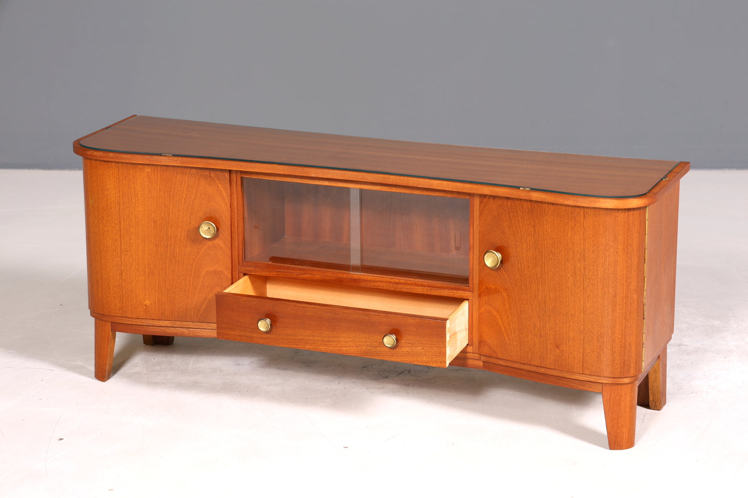 Wunderschönes Mid Century Sideboard Vintage Vitrine Kommode TV Schrank Flurkommode 60s