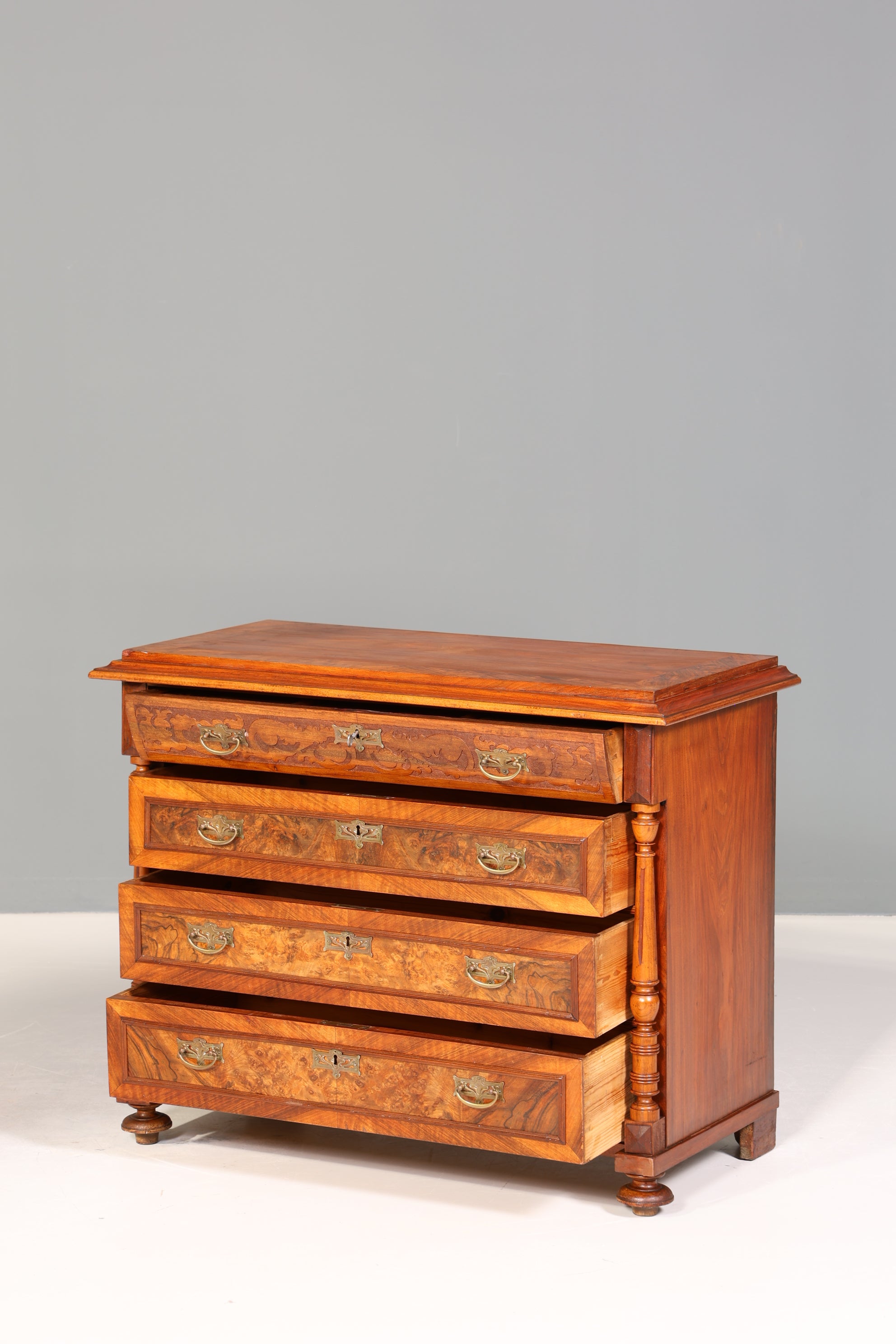 Traumhafte Gründerzeit Kommode Jugendstil Antik Sideboard Schubladenkommode
