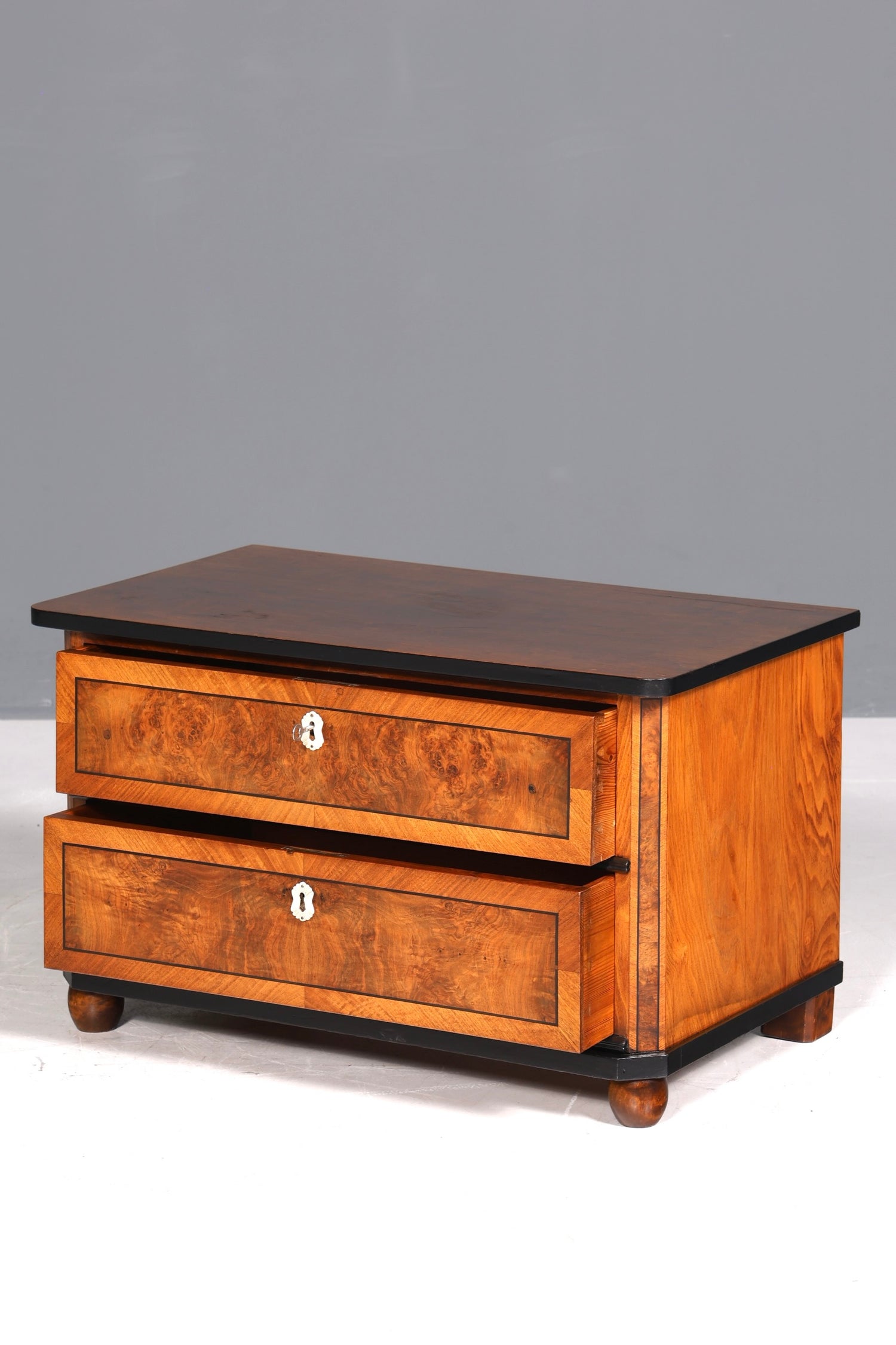 Wunderschöne Gründerzeit Kommode Louis Philippe echt Holz Schubladen Kommode um 1880