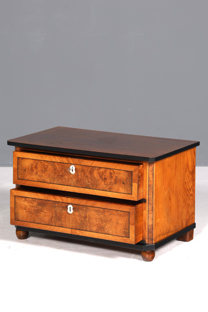 Wunderschöne Gründerzeit Kommode Louis Philippe echt Holz Schubladen Kommode um 1880