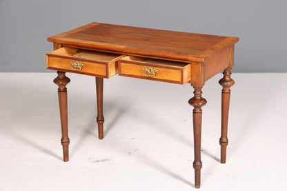 Filigraner Gründerzeit Schreibtisch Jugendstil Bürotisch echt Holz Antik Desk