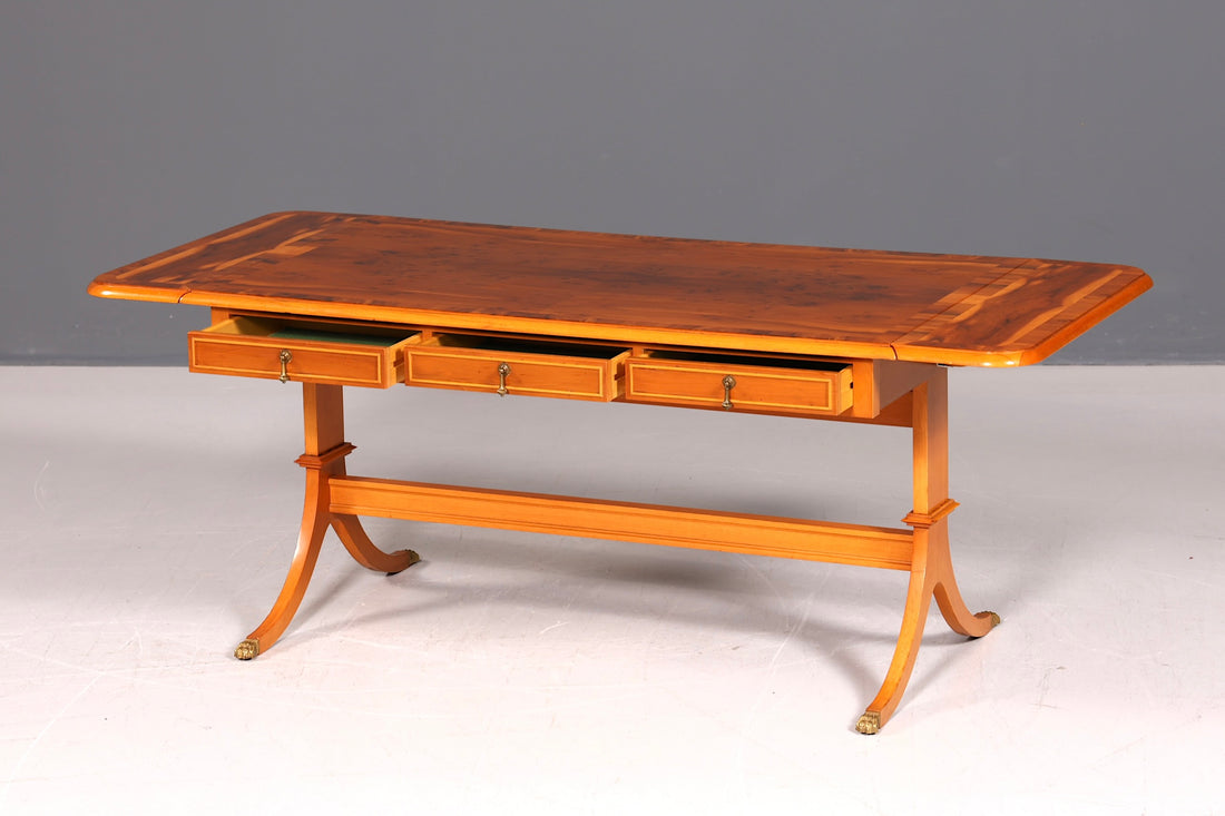 Beautiful English Folding Table Coffee Table 60s Vintage Side Table Living Room Table Antique