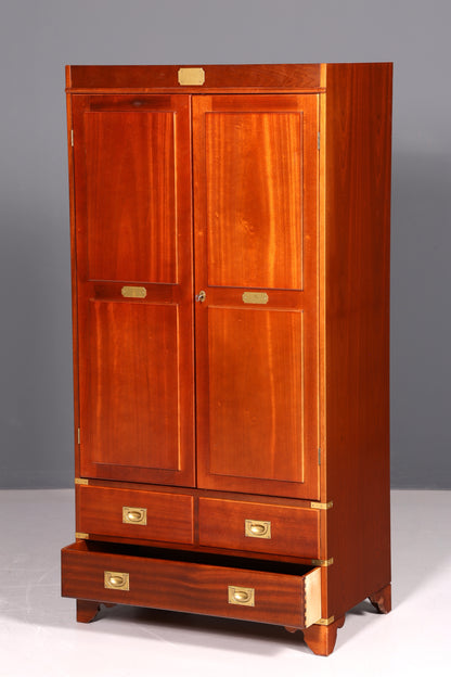 Beeindruckender Maritimer Schrank Englischer Schiffs Kleiderschrank Englisch Antik Wäscheschrank Dielenschrank
