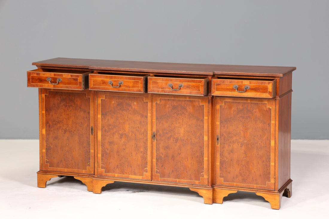 Wunderschönes Englisches Sideboard echt Holz Schrank Antik Stil Buffetschrank Kommode