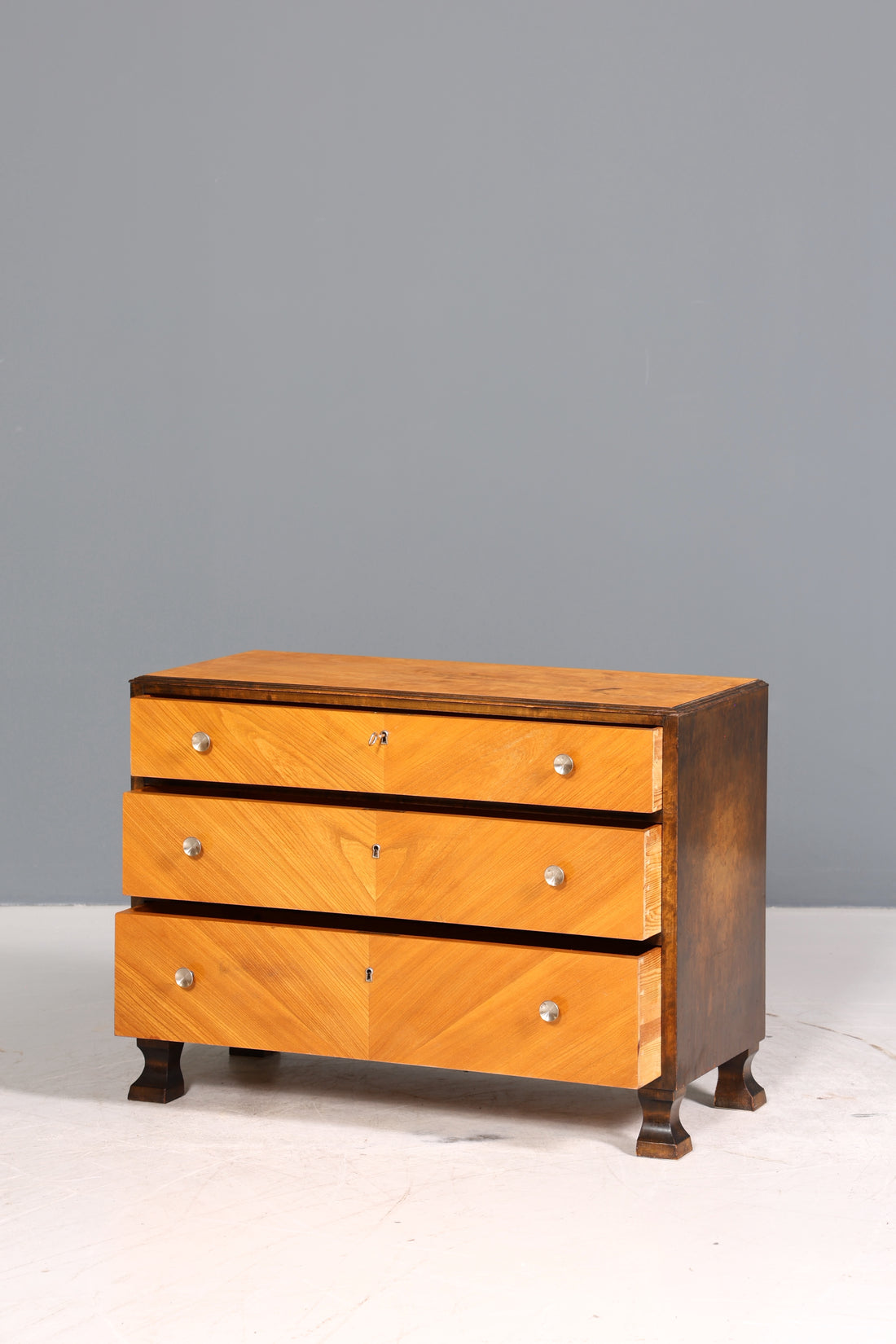 Wunderschöne Kommode im Art Deco Stil um 1930 Büro Schubladenkommode Sideboard