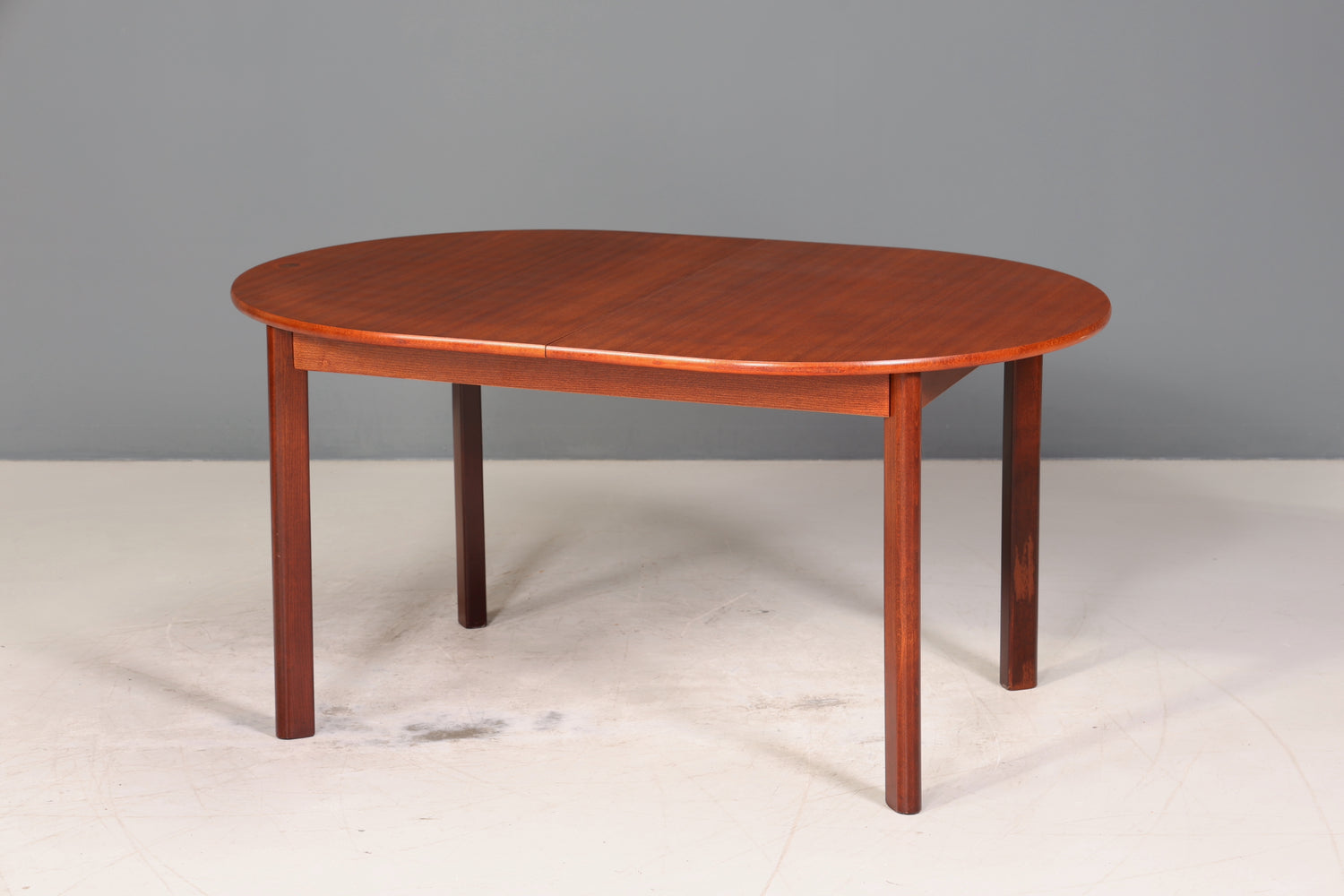 E892 Finish Schlichter Mid Century Esstisch ausziehbarer Vintage Tisch Retro Küchentisch