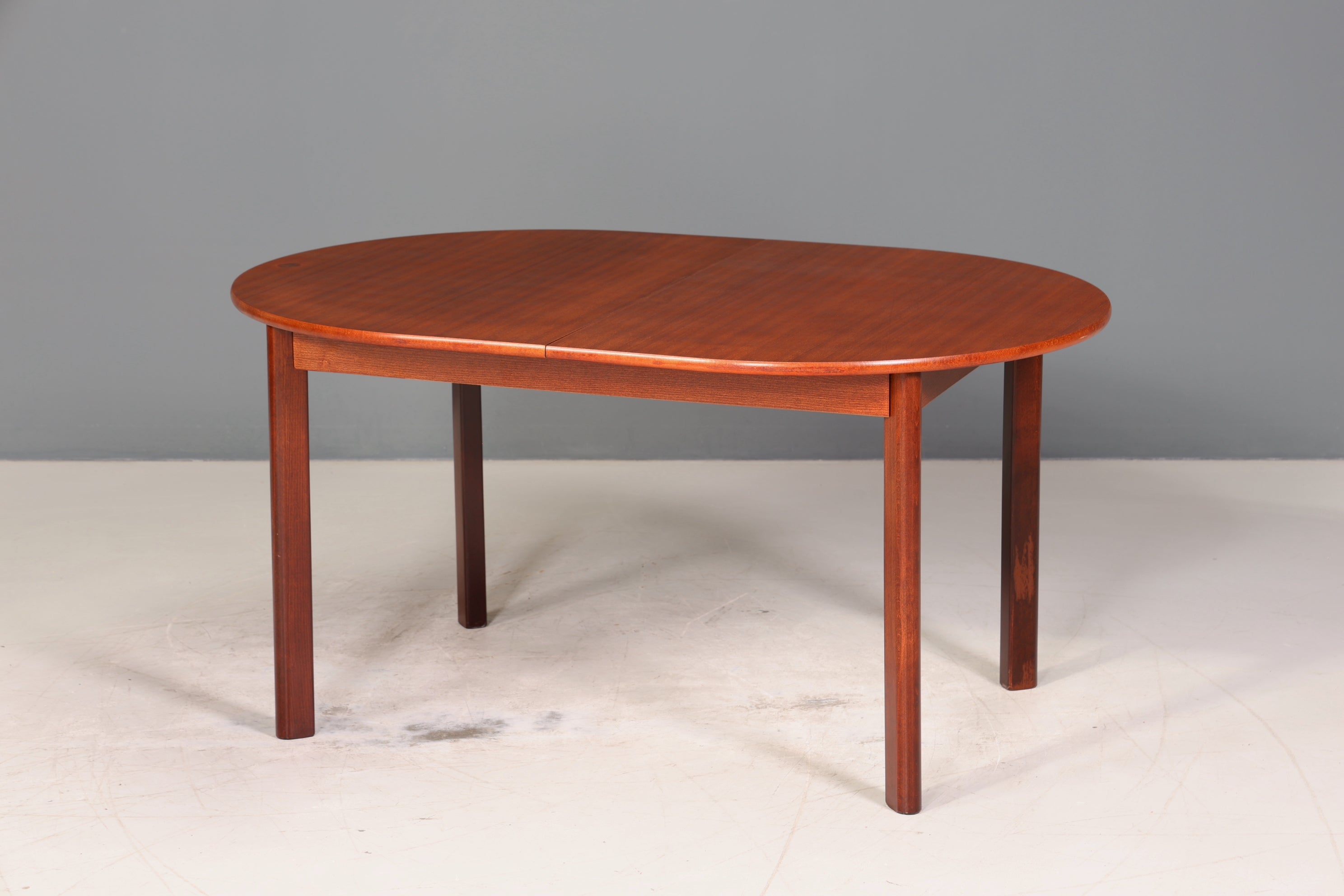 E892 Finish Schlichter Mid Century Esstisch ausziehbarer Vintage Tisch Retro Küchentisch