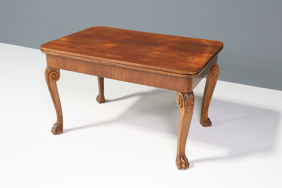 Wunderschöner ausziehbarer echt Holz Jugendstil Tisch Antik