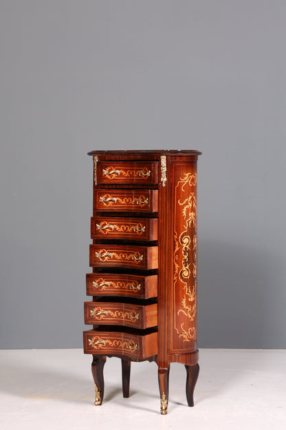 Wunderschöne Barock Louis XV Highboard Kommode Vertiko Schubladenkommode - Kommode