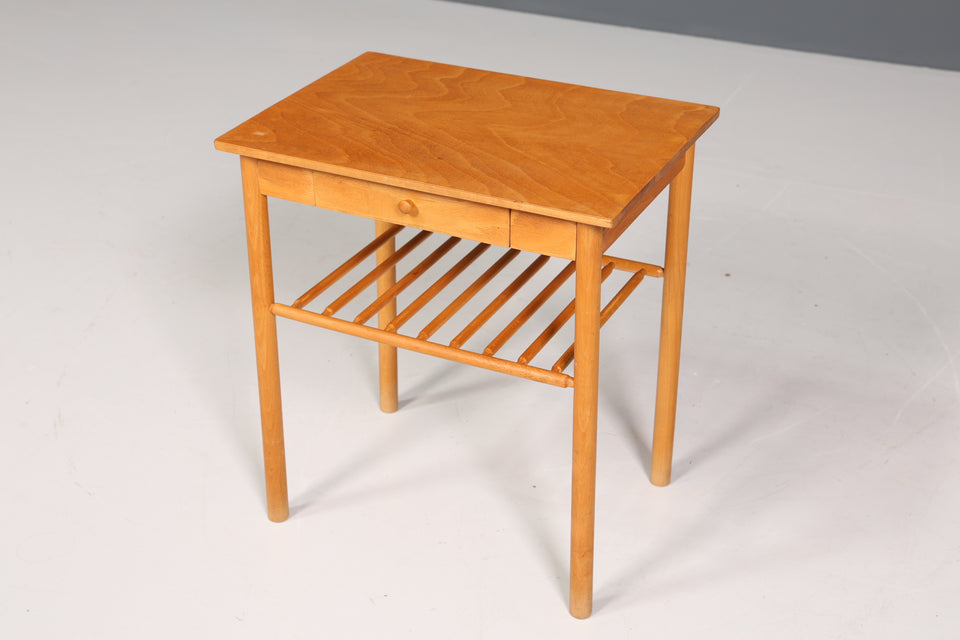 Wunderschöner Mid Century Beistelltisch Retro Ablagetisch Skandinawisch 60s