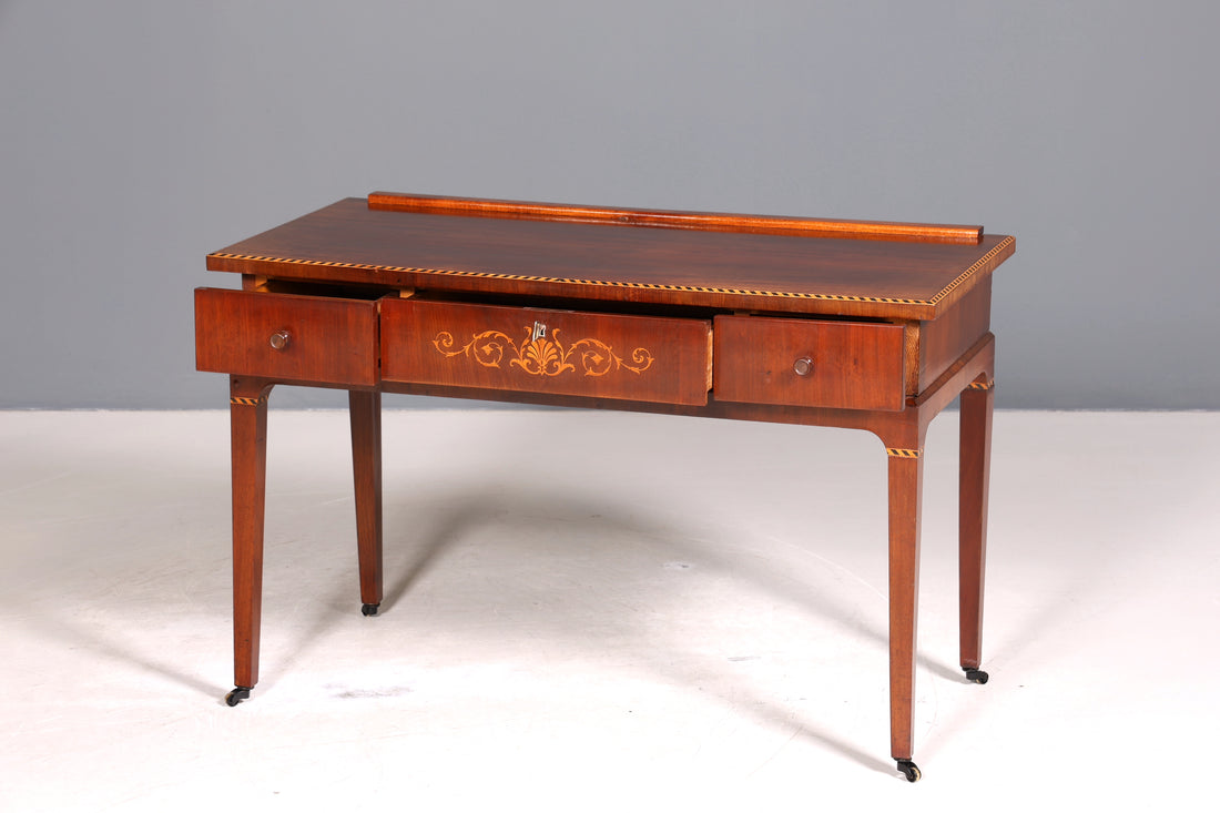 Filigraner Englischer Schreibtisch Englisch Desk Regency Empire Stil Bürotisch 60s Office Table