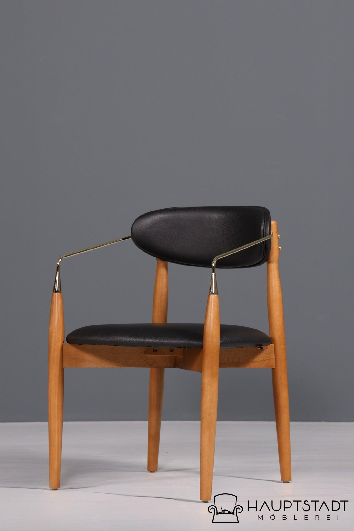 Edler Design Armlehnstuhl Lounge Sessel Dining Chair Brown