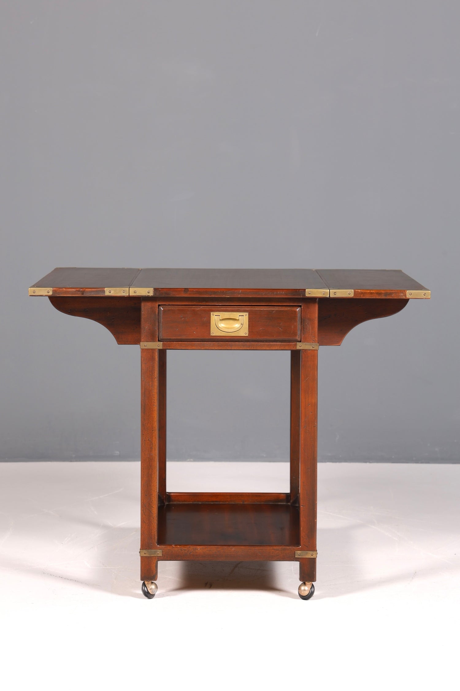 Wunderschöner Maritimer Tisch Beistelltisch Englischer Klapptisch Ablagetisch Serviertisch Bar Wagen