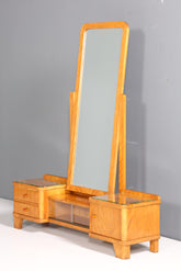 Wunderschöne Art Deco Spiegelkommode Antik Sideboard mit Spiegel Frisierkommode Vitrine