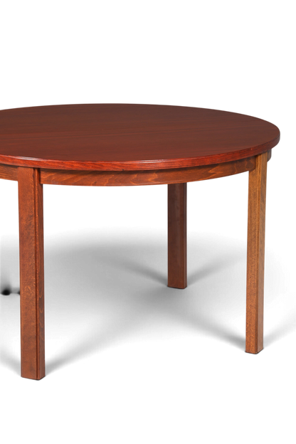 Hauptstadt Möblerei runder Mid-Century Esstisch aus Holz von Ulferts im skandinavischen Vintage-Design