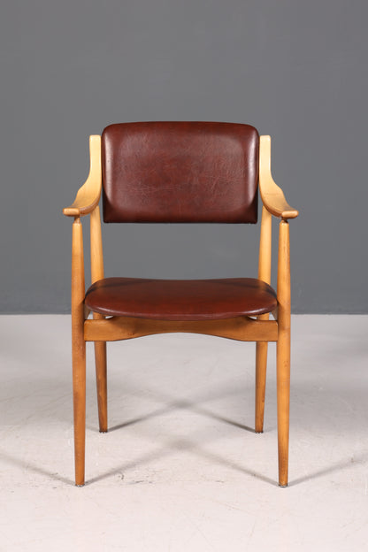 Stilvoller Mid Century Stuhl Retro Sekretär Stuhl Danish Design Küchenstuhl Esszimmer Stuhl