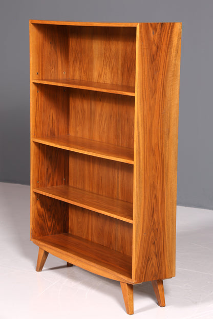 Wunderschönes Original Musterring Regal Mid Century Bücherregal Retro echt Holz Buchablage 1 von 2