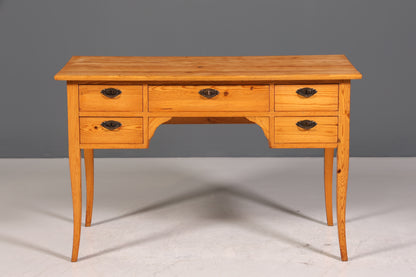 Filigree Art Nouveau Desk Gründerzeit Spruce Office Table Real Wood Desk Office Table Country House