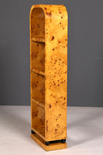 Beautiful Art Deco birch bookcase, iconic shelving unit, bookshelf, book storage