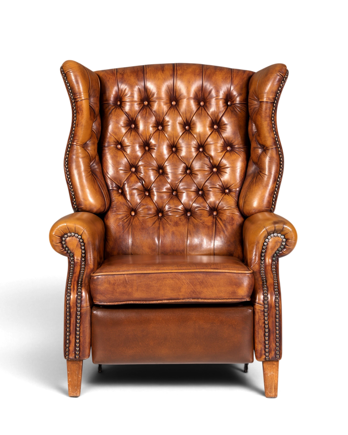 Original Chesterfield Ohrenbackensessel