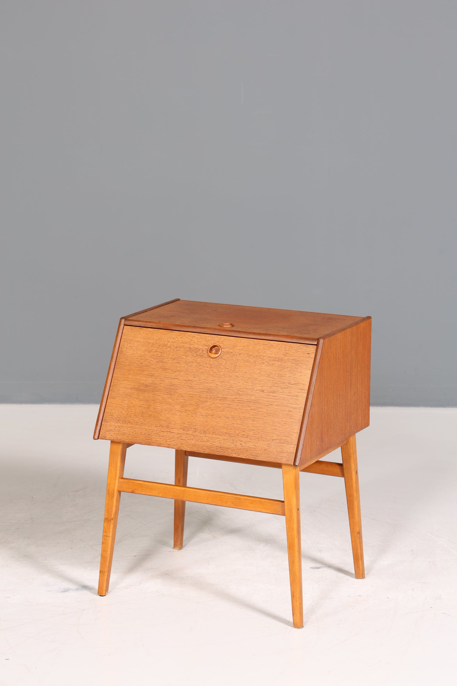 Traumhafte Mid Century Kommode Stig-Bolaget Teak Holz Besteckkasten Besteckschrank Schränkchen 60er Jahre