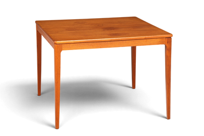 Hauptstadt Möblerei Alberts Tibro Couchtisch aus Teakholz im skandinavischen Mid-Century-Design