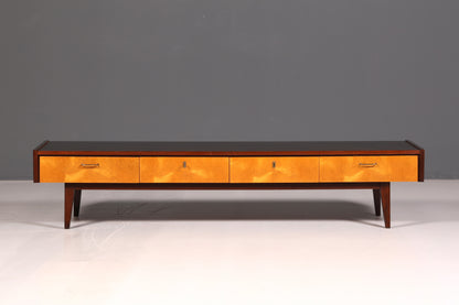 Wunderschönes Mid Century Lowboard Sideboard TV Kommode Longboard Schrank Vintage 60s Holz