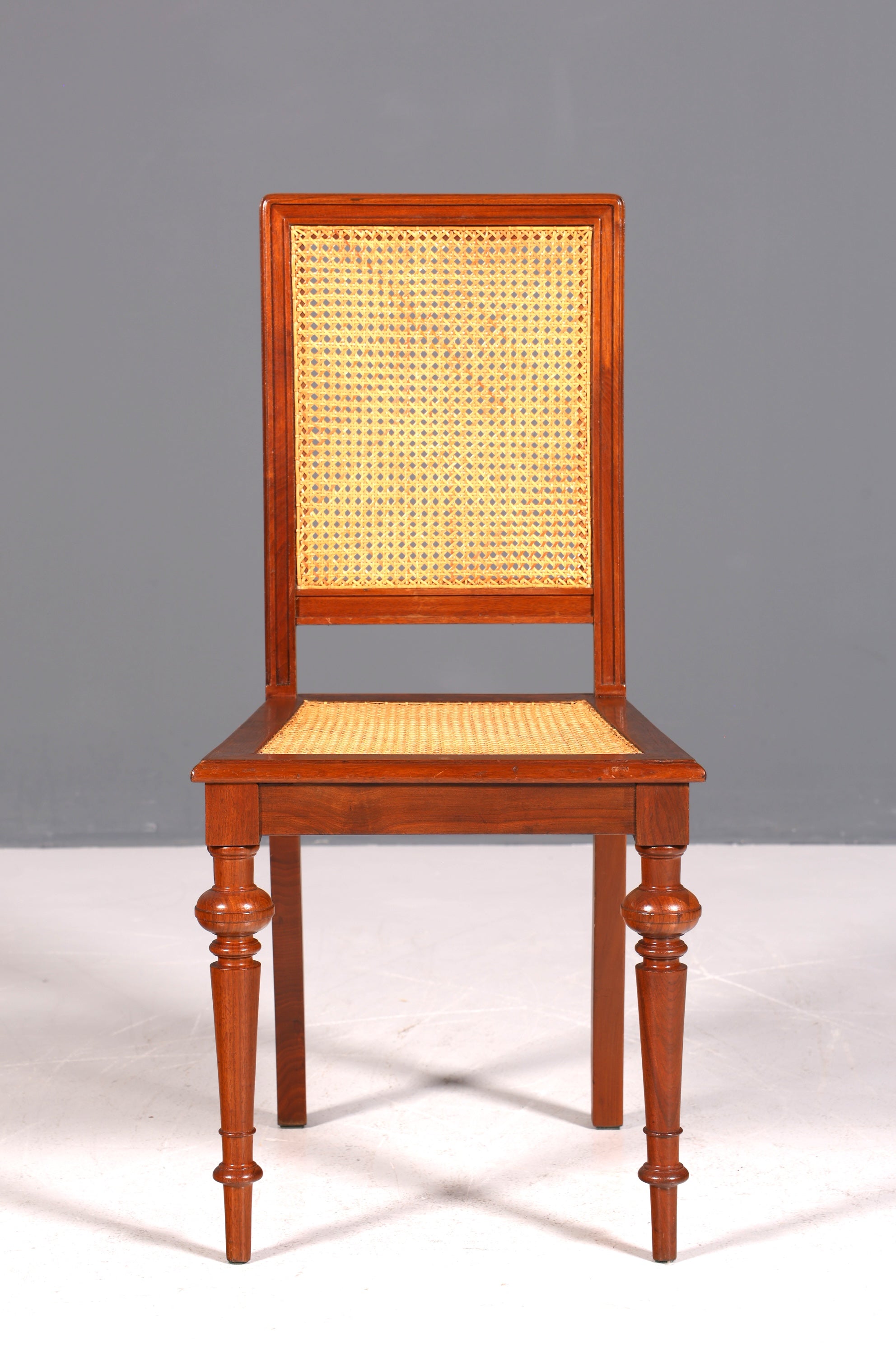 Stilvoller Gründerzeit Stuhl Antik Korbgeflecht Schreibtisch Stuhl Sekretär Stuhl Antik Küchenstuhl