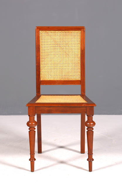 Stilvoller Gründerzeit Stuhl Antik Korbgeflecht Schreibtisch Stuhl Sekretär Stuhl Antik Küchenstuhl