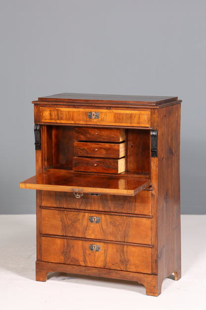 Stilvoller Gründerzeit Sekretär Vertiko Highboard Jugendstil Kommode Schrank um 1880