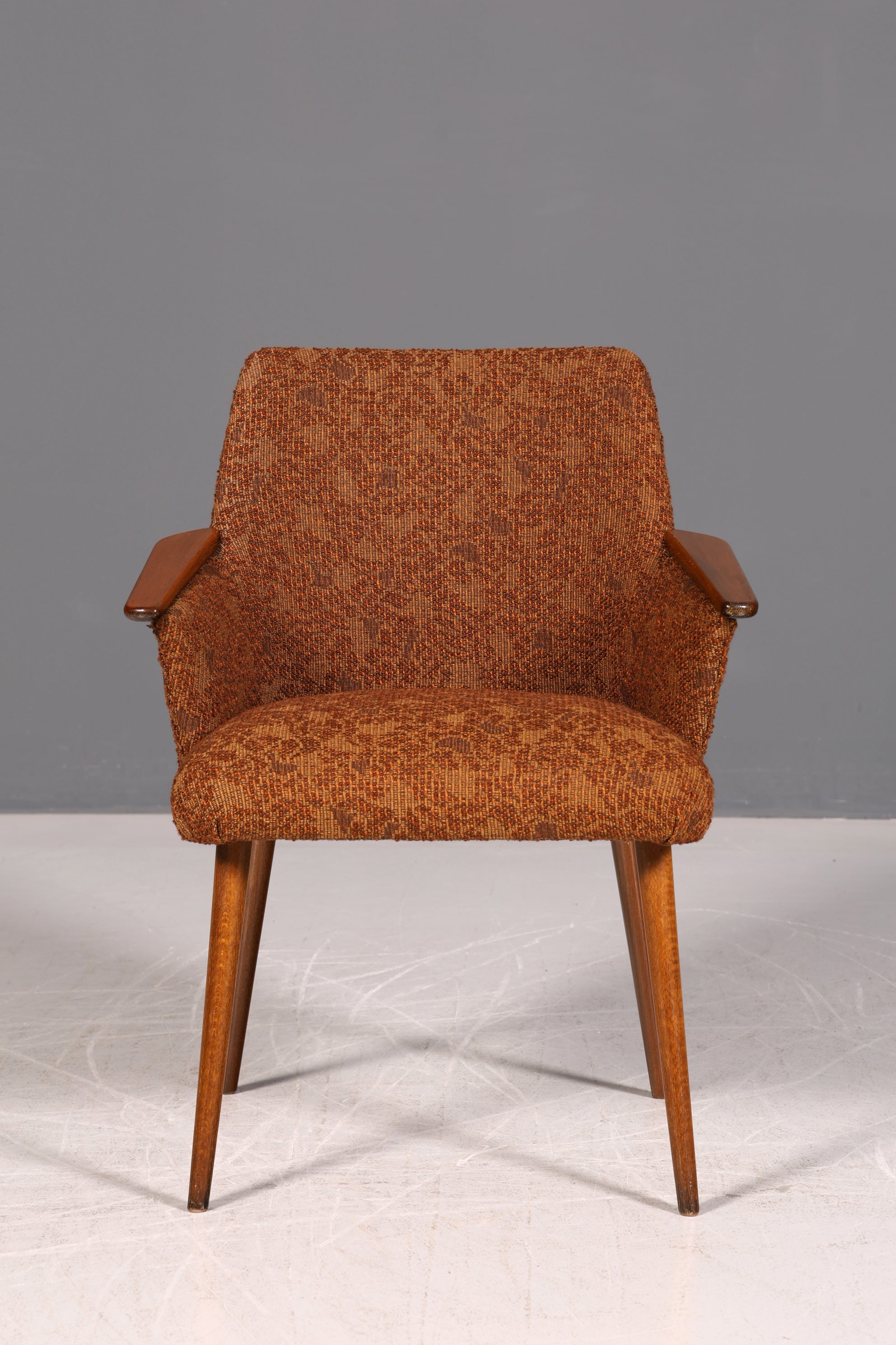 Wunderschöner Mid Century Stuhl Retro Armlehnstuhl Cocktailstuhl Küchenstuhl Sekretär Stuhl 3 von 4