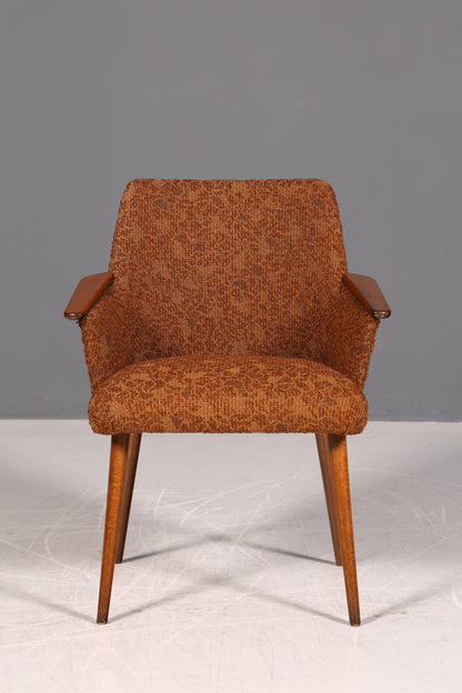 Wunderschöner Mid Century Stuhl Retro Armlehnstuhl Cocktailstuhl Küchenstuhl Sekretär Stuhl 3 von 4