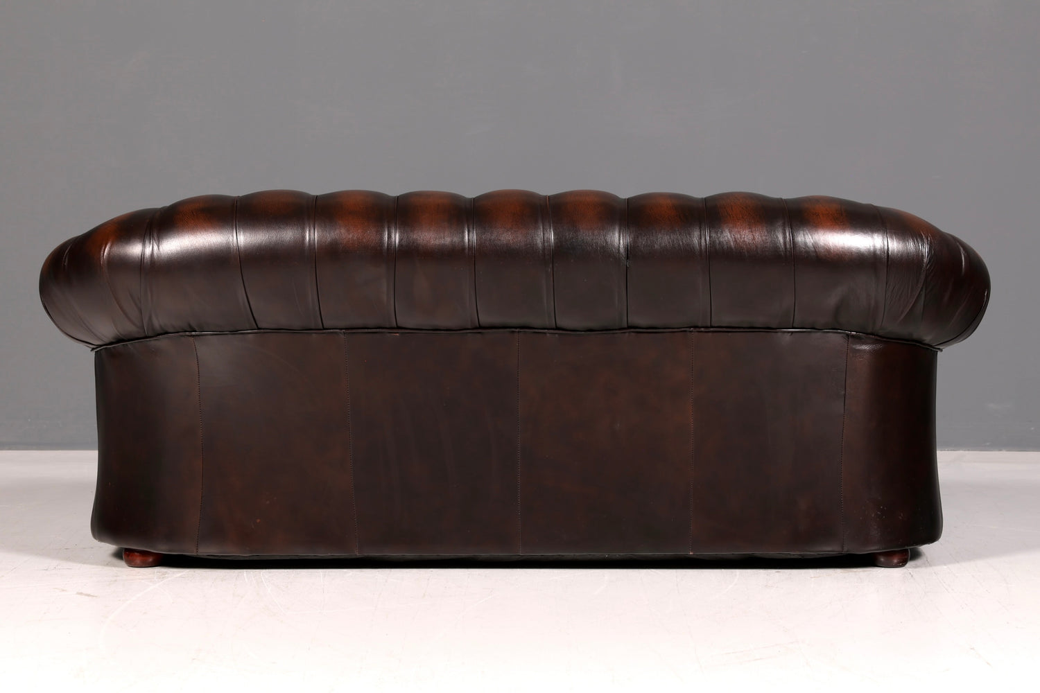 Wunderschönes Original Chesterfield Centurion 3-Sitzer Sofa Echt Leder Couch Englisch Polstersofa Antik Vintage