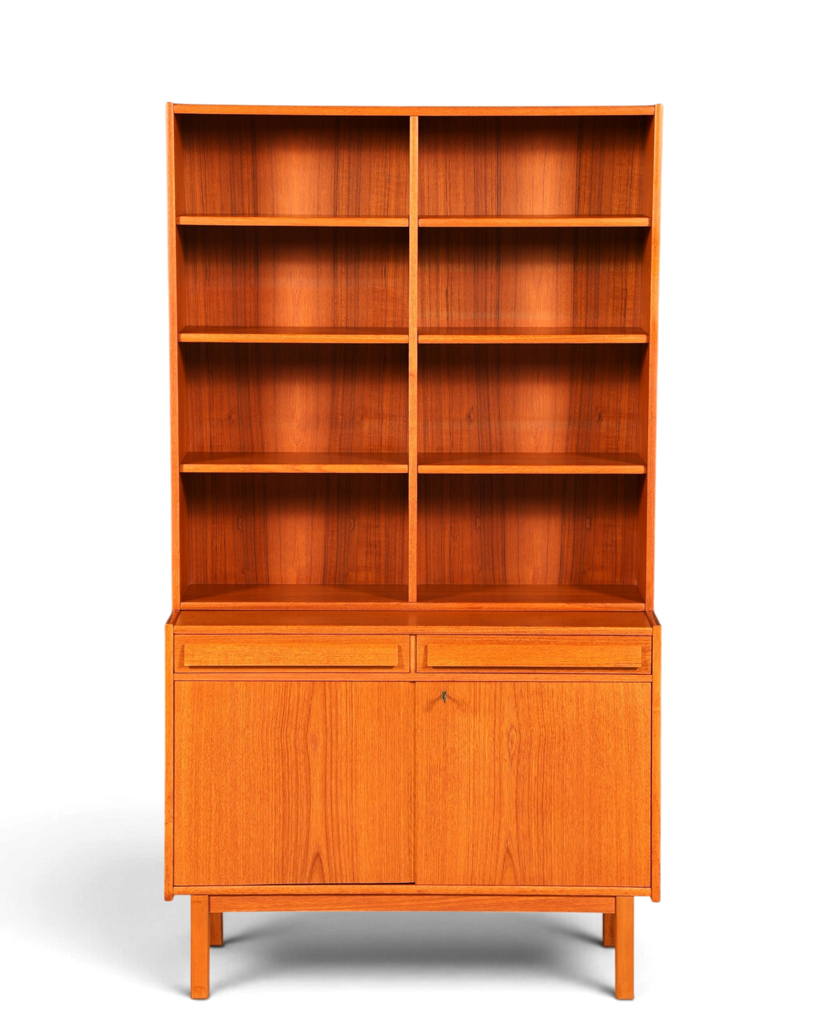 Traumhaftes Mid Century Regal Teak Holz Schrank Danish Design Retro Ko