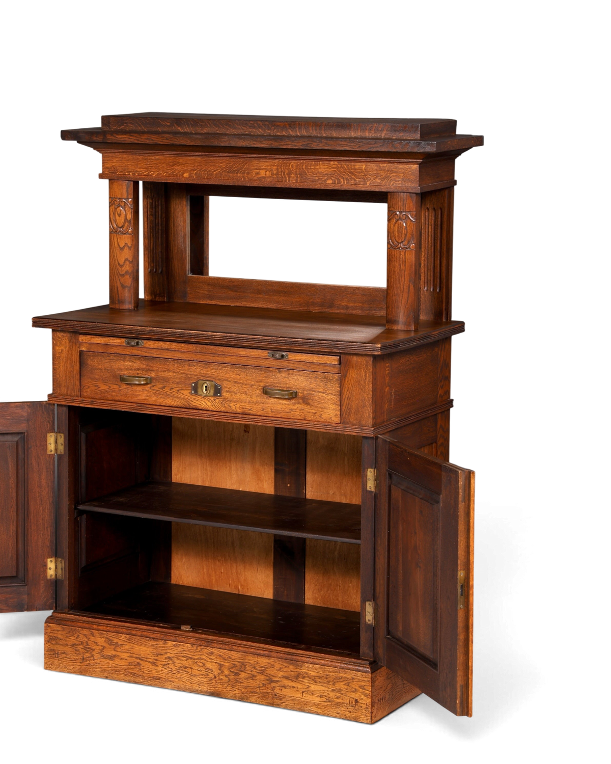 Jugendstil Sideboard Eiche Antik