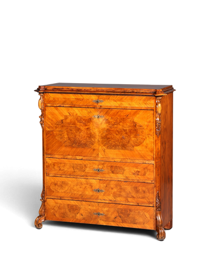 Wunderschöner Louis Philippe Sekretär Vertiko Highboard Schreibsekretär Massivholz