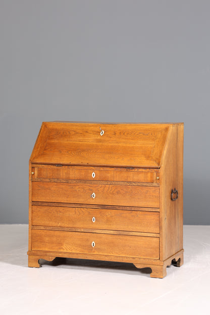 Traumhafter Barock Sekretär Büro Kommode Biedermeier um 1820 Eiche Schreibkommode Schreibtisch