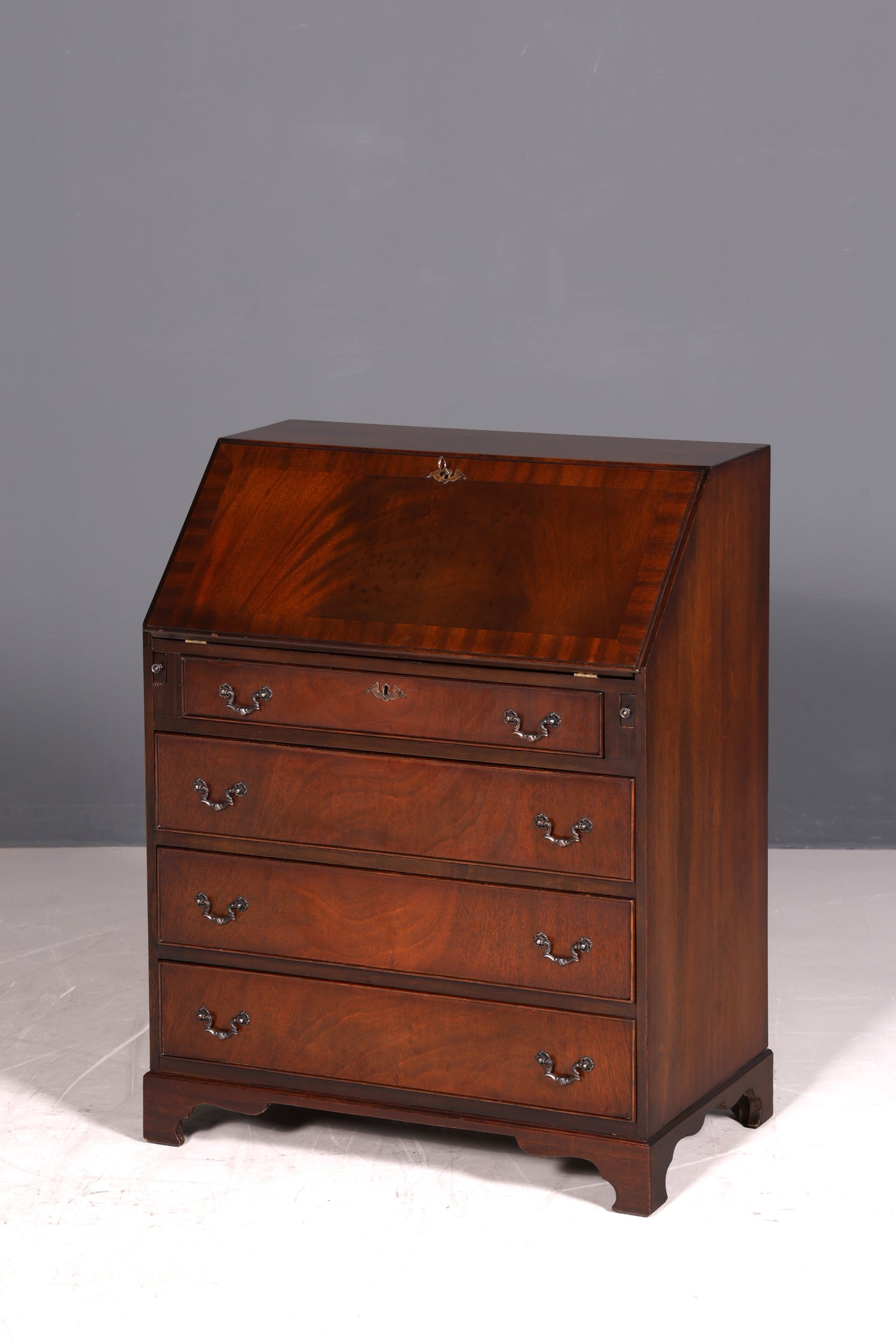 Wunderschöner Englischer Sekretär Schreibkommode echt Holz Schreibtisch Kommode