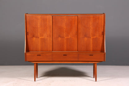 Traumhaftes Mid Century Sideboard Teak Highboard Schrank Vintage Danish Design Kommode