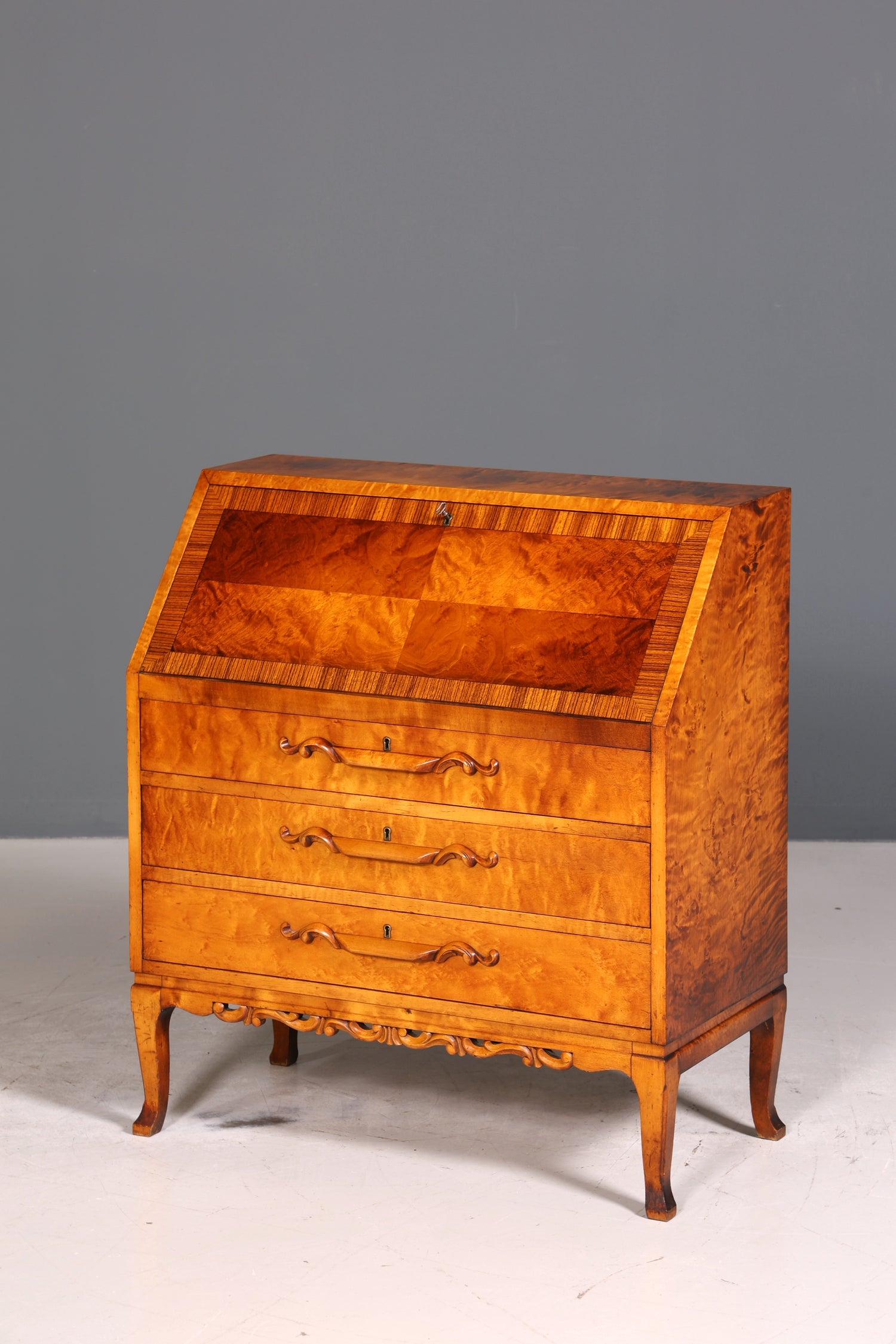 Wunderschöner Sekretär um 1930 Büro Kommode echt Holz Sekretär Schreibtisch Kommode
