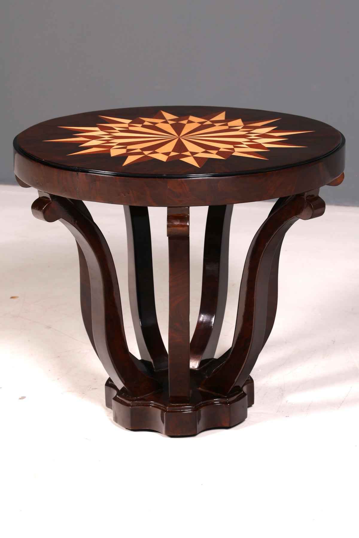 Wunderschöner Art Deco Stil Couchtisch Antik Stil Luxus Beistelltisch Wohnzimmer Ablagetisch