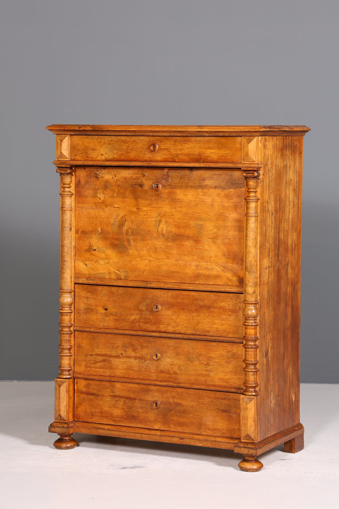 Wunderschöner Biedermeier Sekretär Gründerzeit Vertiko Antik Kommode Schreibkommode